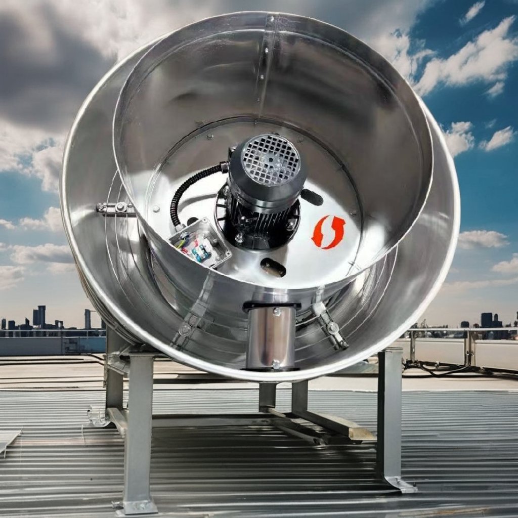 Explosion-proof RTC Aluminum Centrifugal Roof Fan Manufacturer Directly Supplies Low-noise Roof Axial Flow Fan